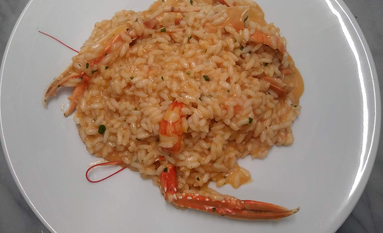 Risotto gamberi e scampi